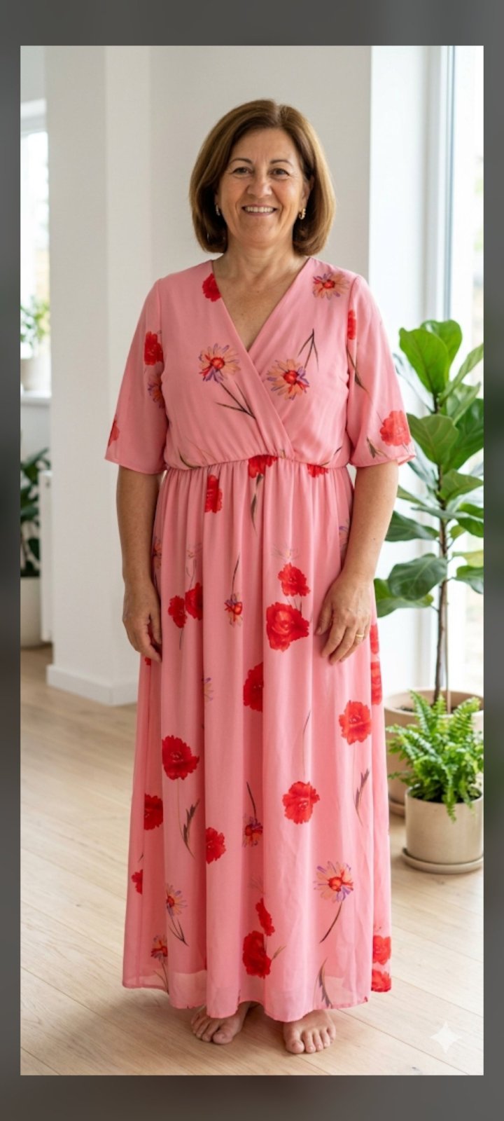 Robe rose 