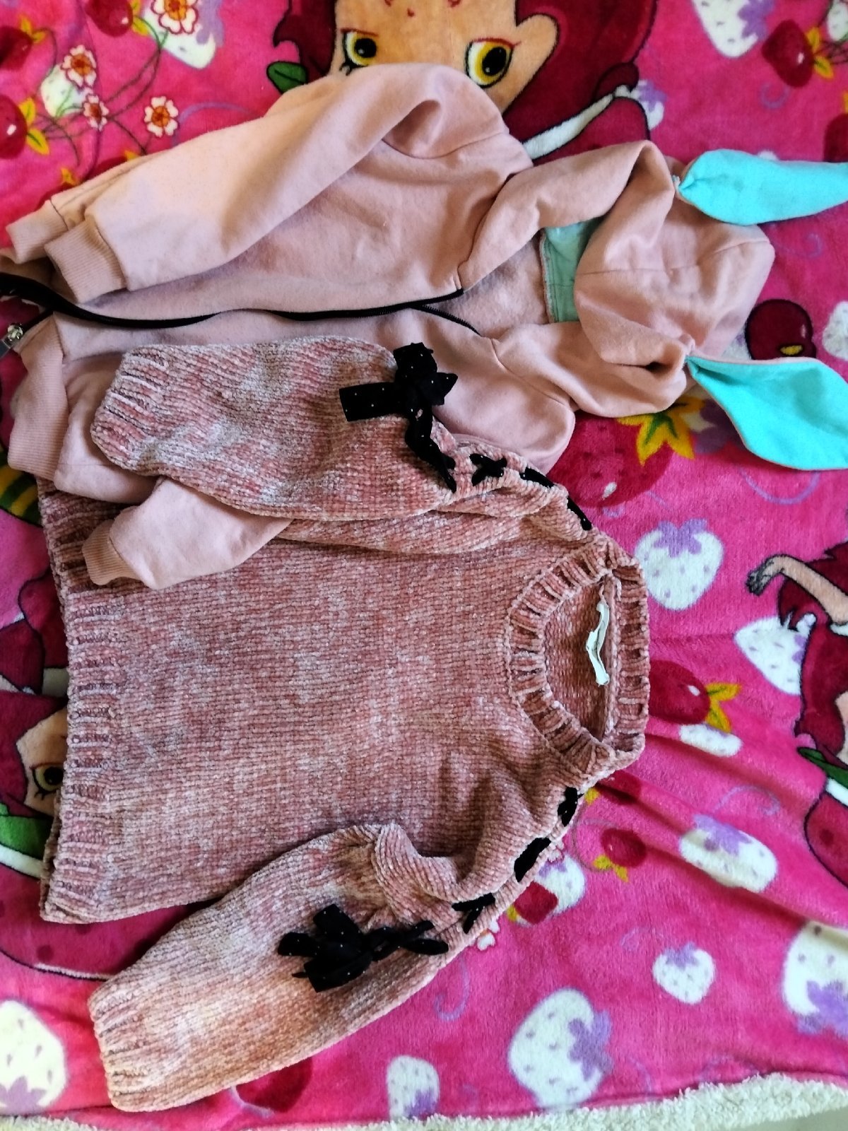Pull + gilet fillette 
