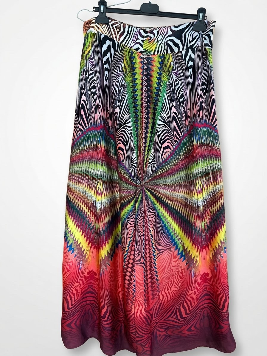 Jupe longue multicolore