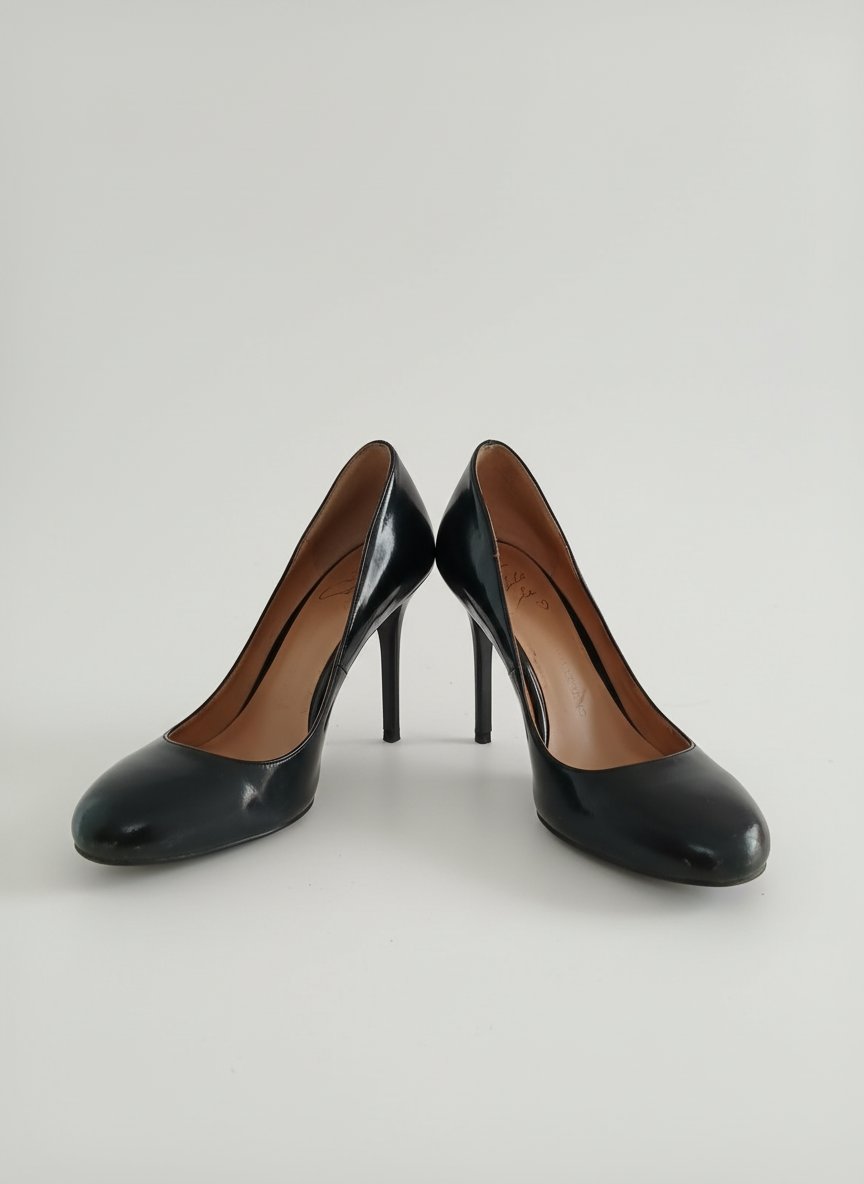 Escarpin en noir vernis 