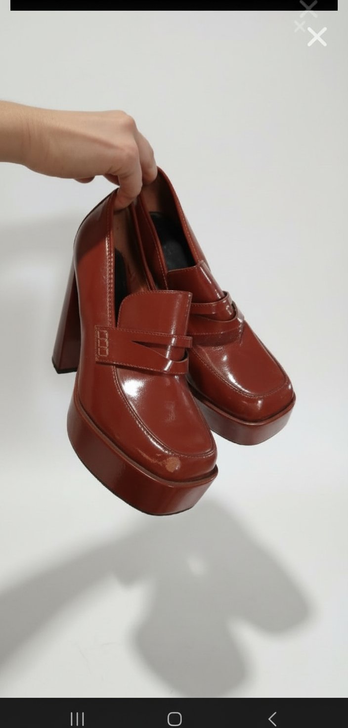 Escarpin en marron