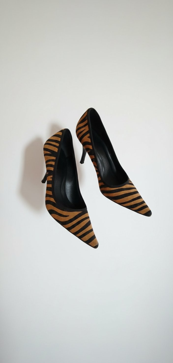 Escarpin zara en zebre 