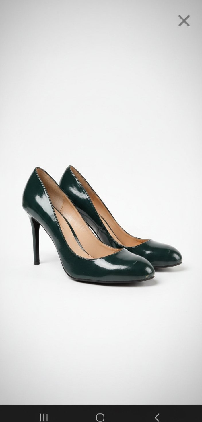 Escarpin en noir vernis 