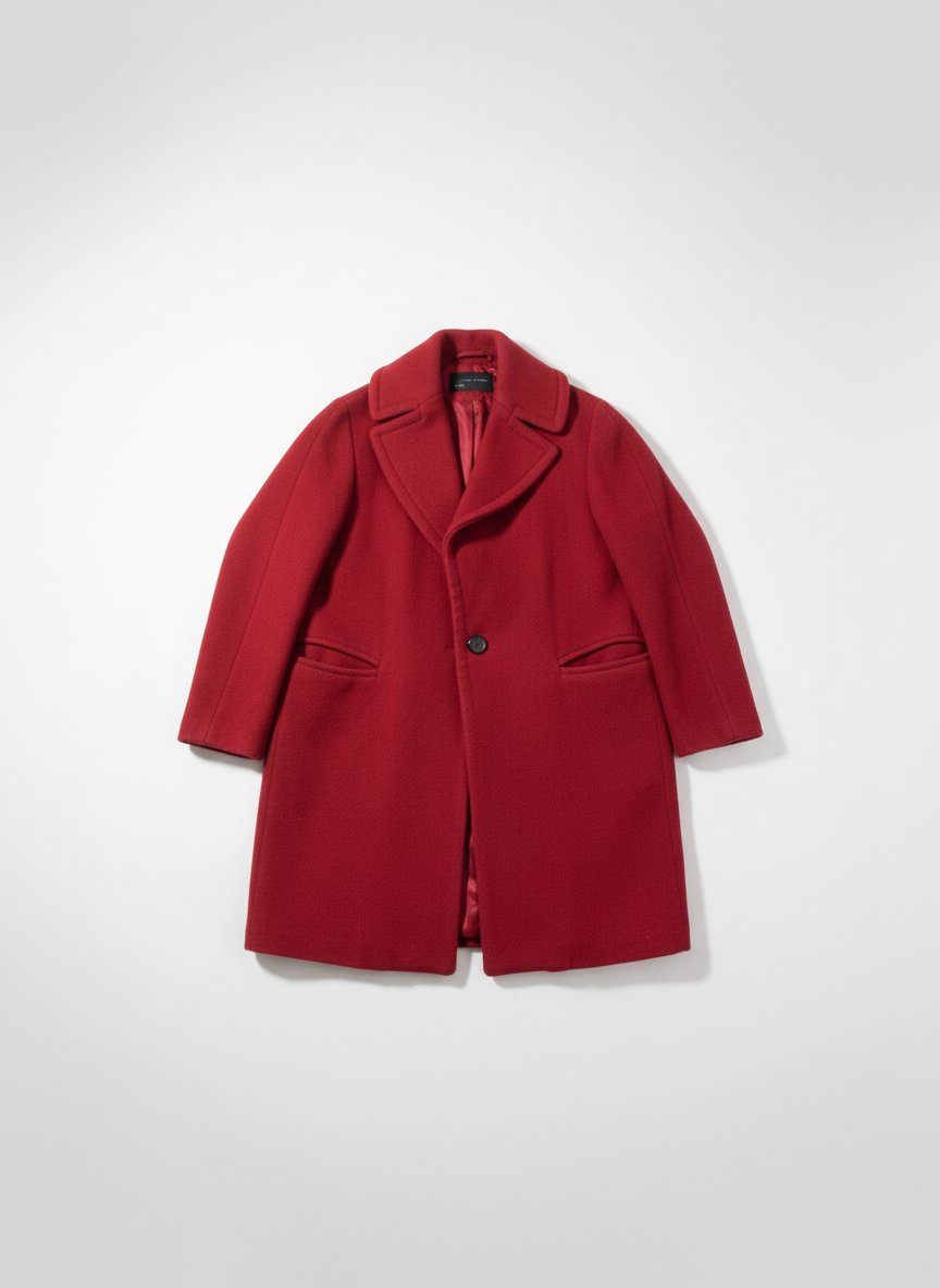 Manteau zara en rouge