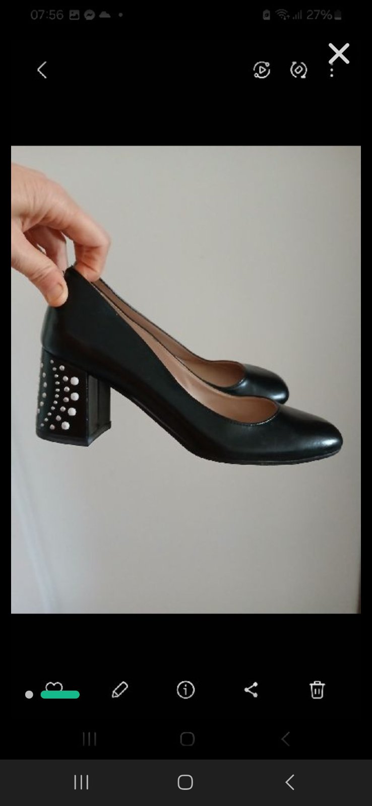 Escarpin en noir 