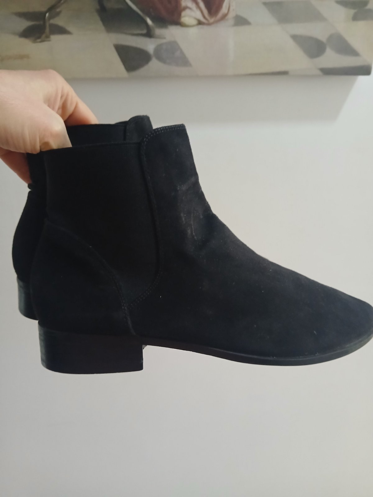 Bottines en noir de marque aldo