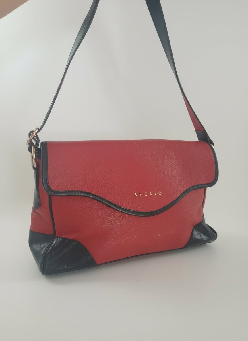 Sac en rouge et noir 