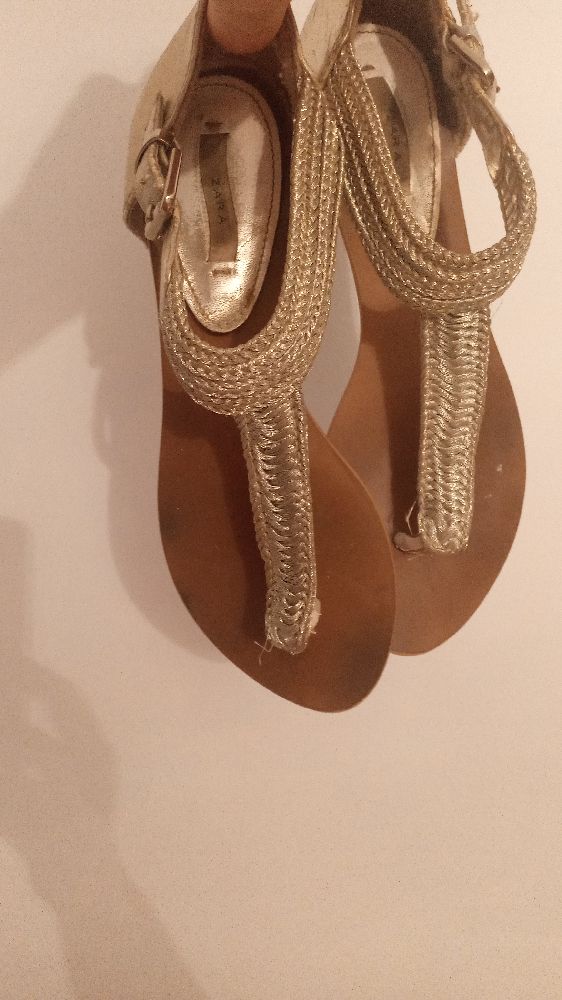 zara sandales noires
