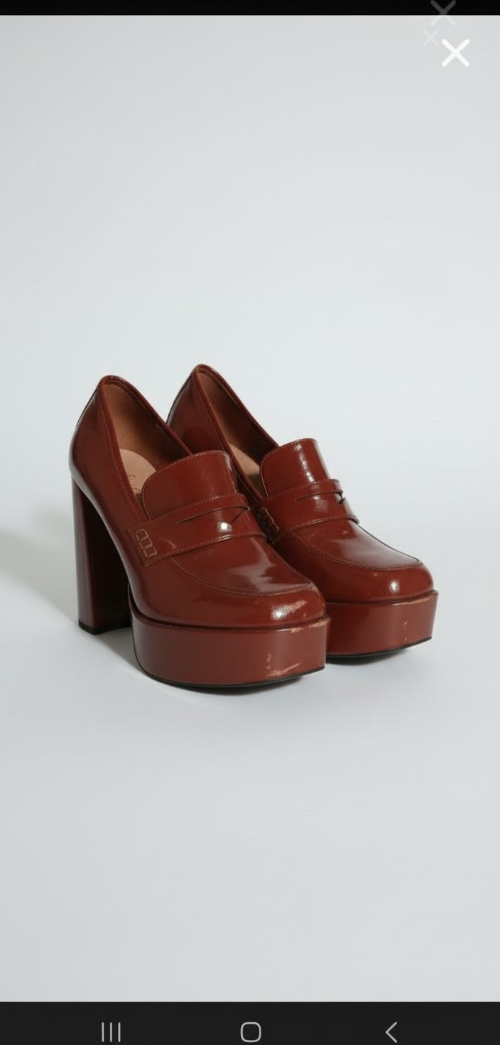 Escarpin en marron 