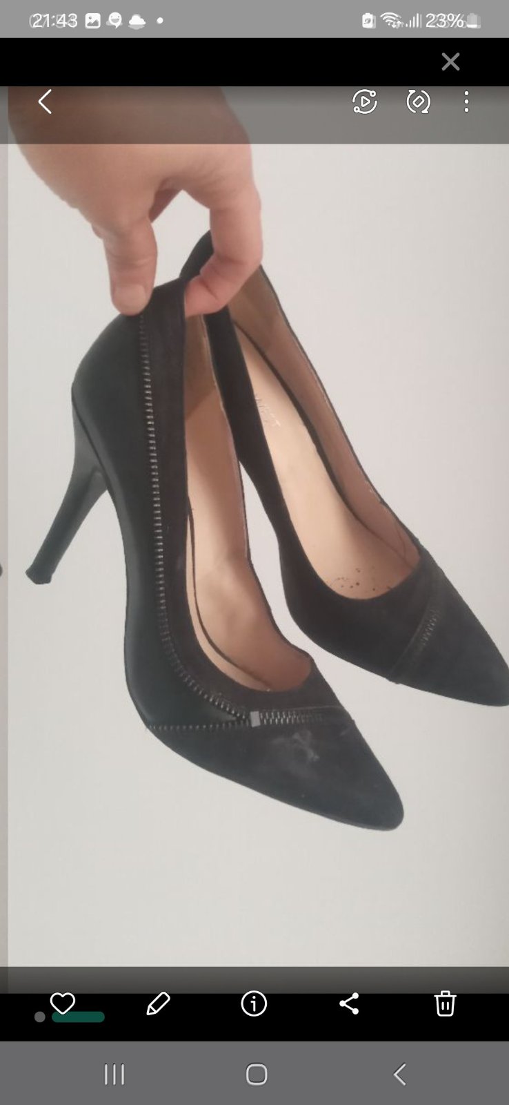 Escarpin en noir 