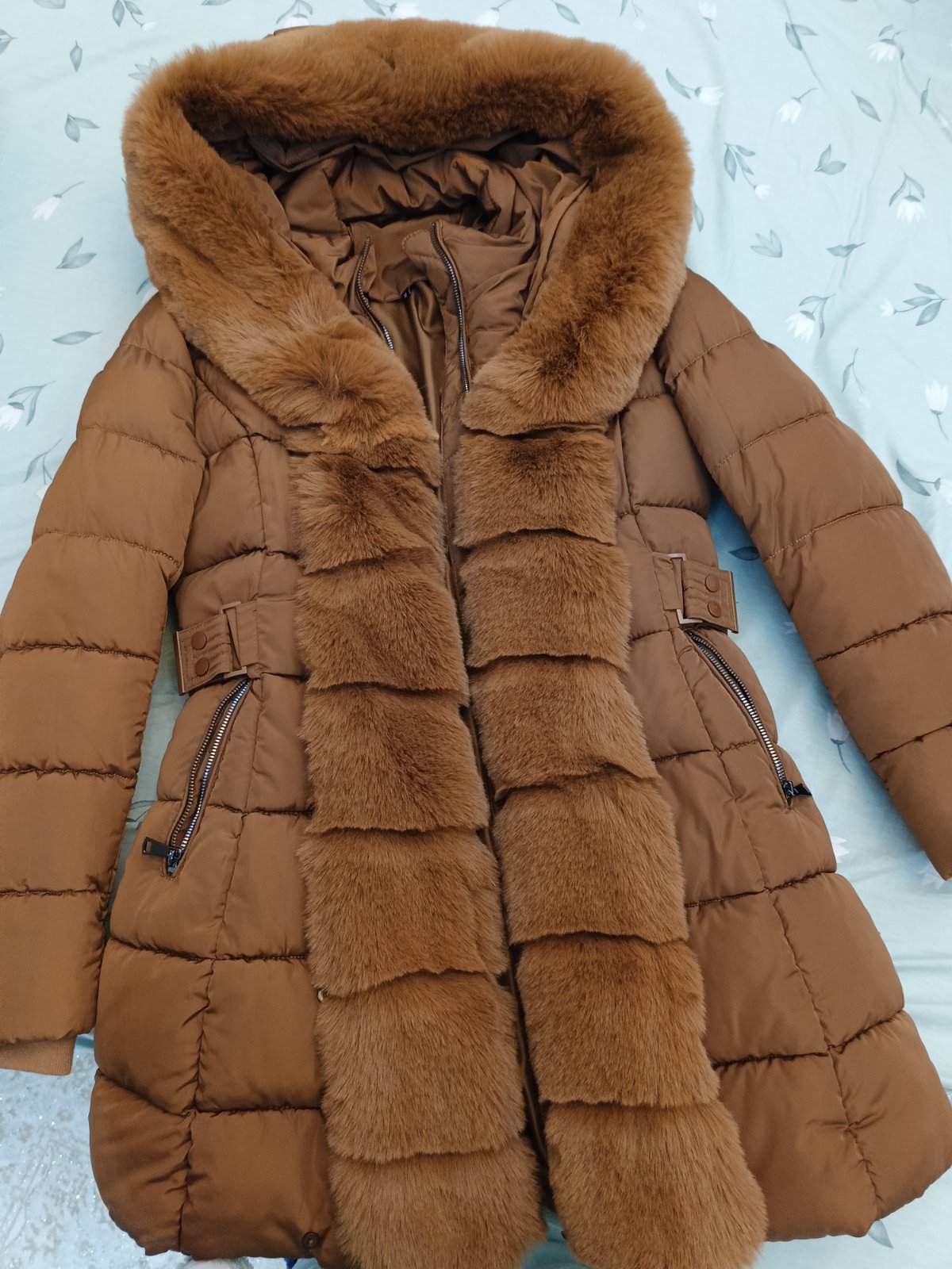 Manteau camel taille M