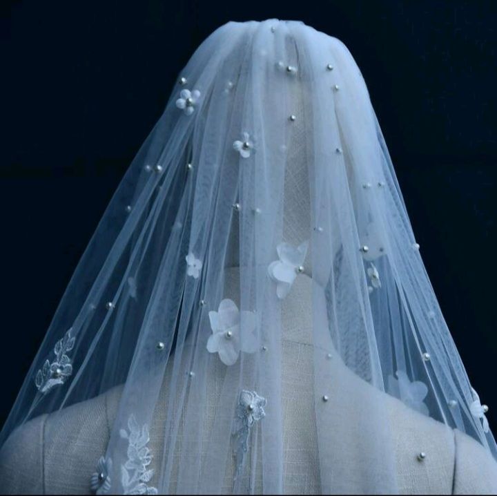 voile pour mariee