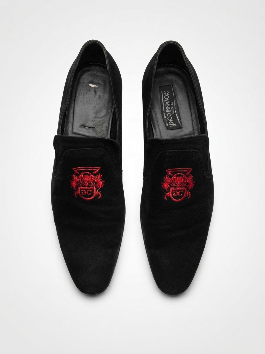 Mocassins type "Slippers" / Souliers de soirée - Giovanni Conti (Ligne Creazioni)