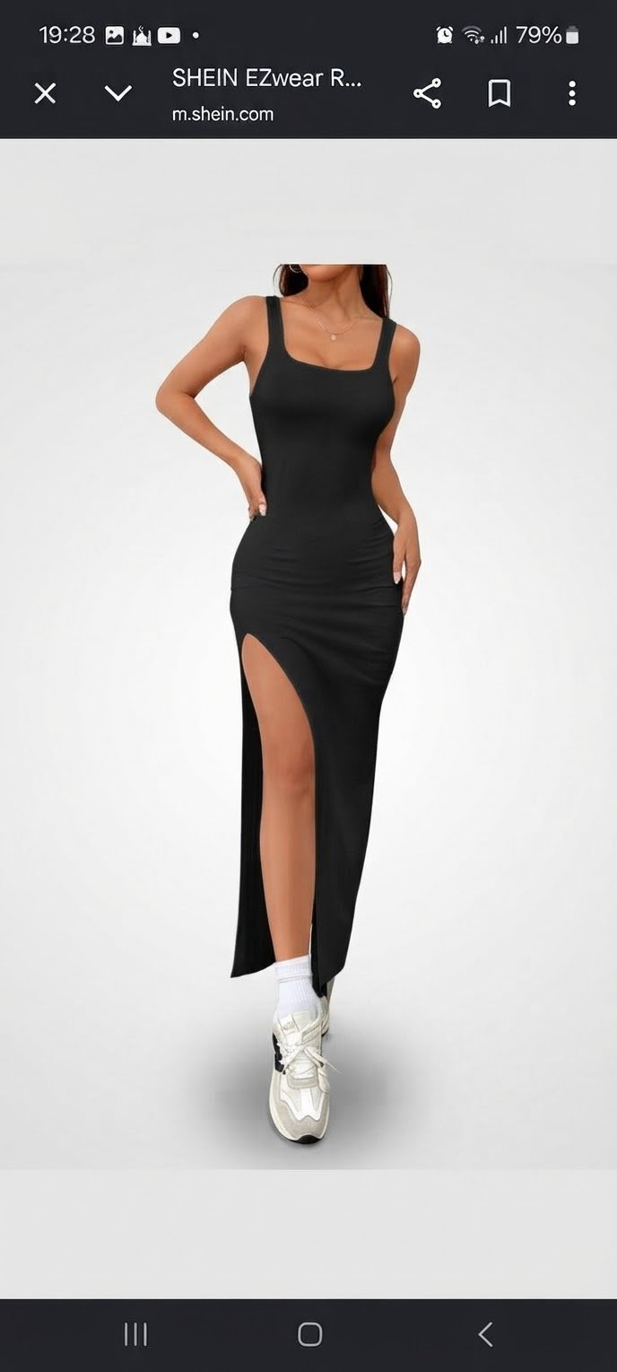 Lot de 3 robes moulantes assez longues avec deux fentes laterales jamais portees faute de taille