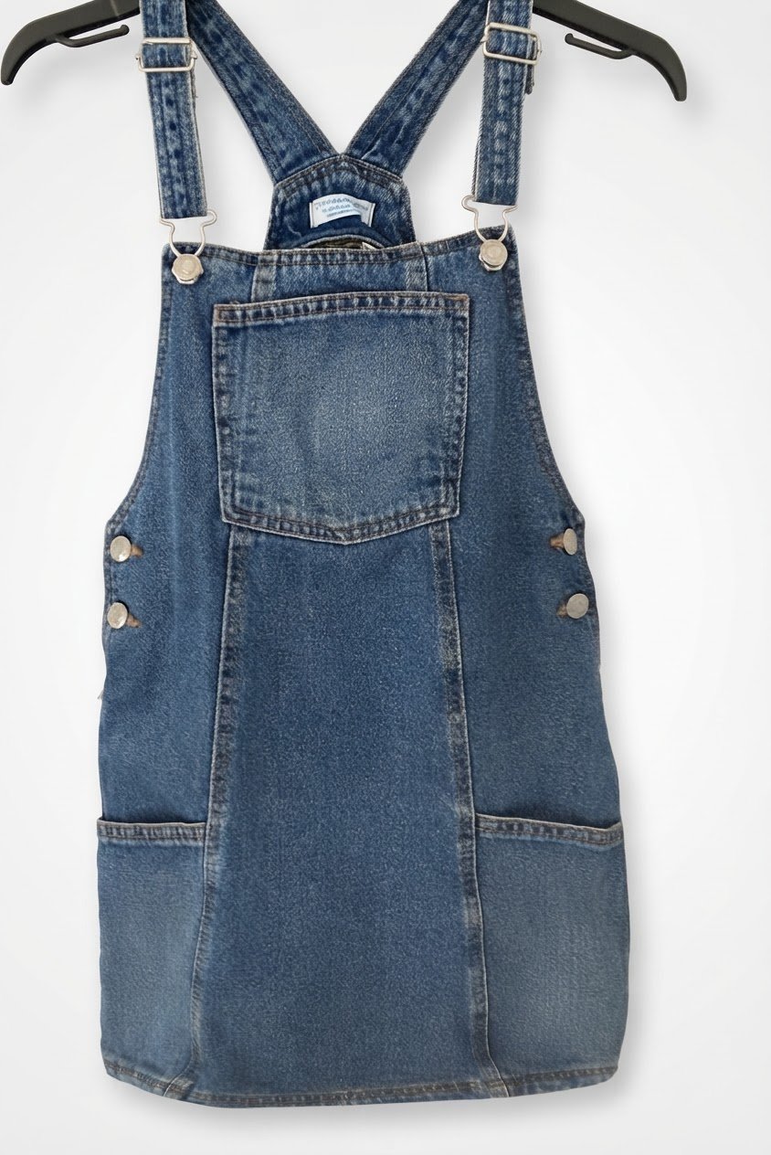 Robe salopette zn jean fille primark porte une fois