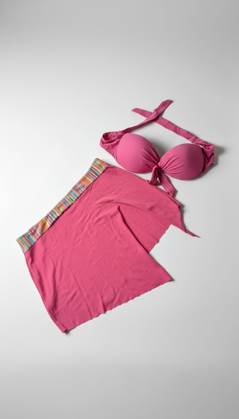 Haut de bikini+ cache