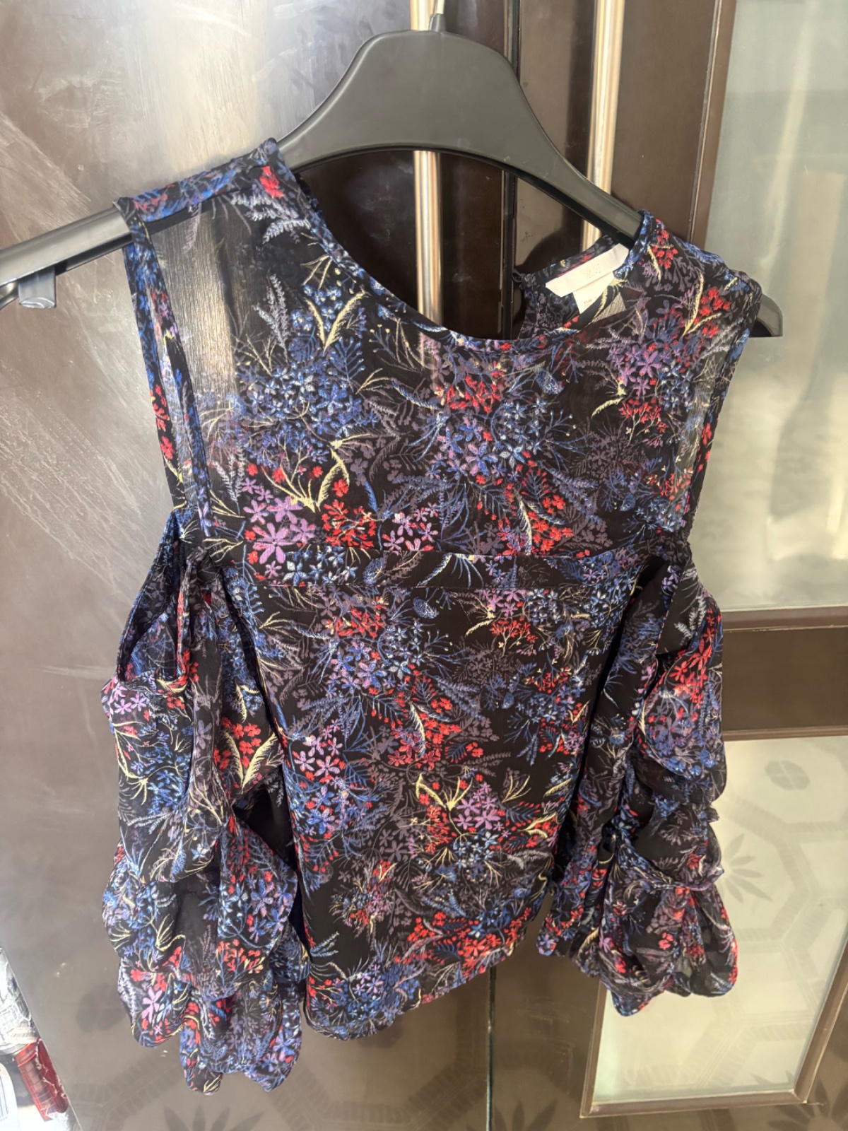 Chemise bardot floral 