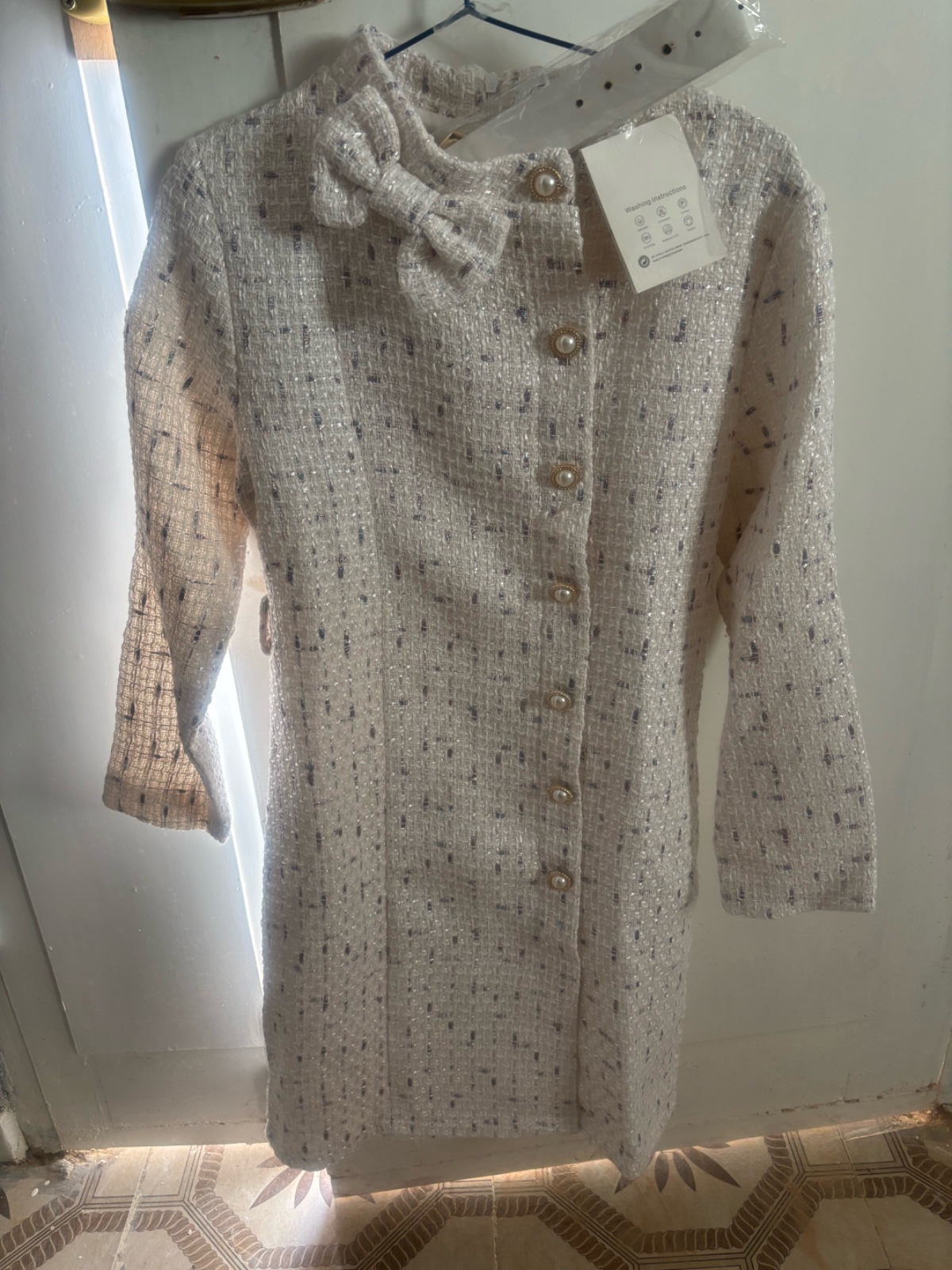 Robe en tweed 