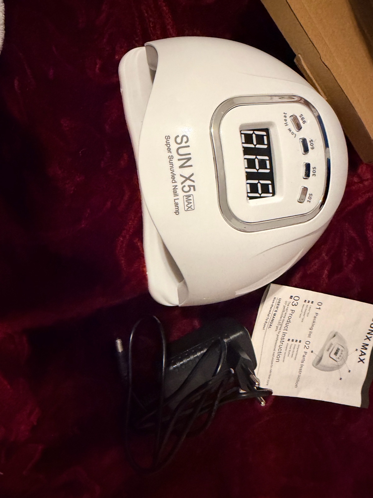 Super sunvled nail lamp  sun x5 max 