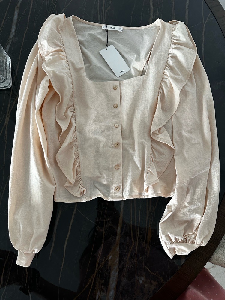 Chemise mango nude