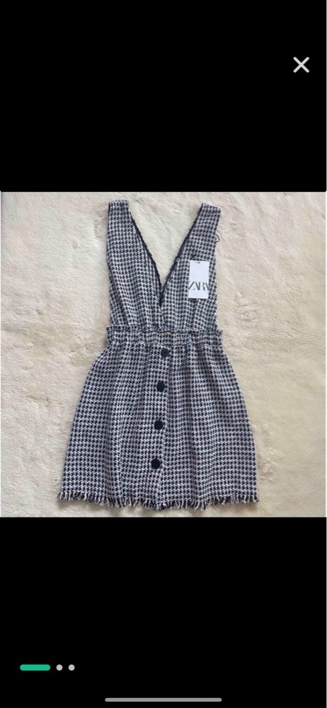 Robe en tweed zara 