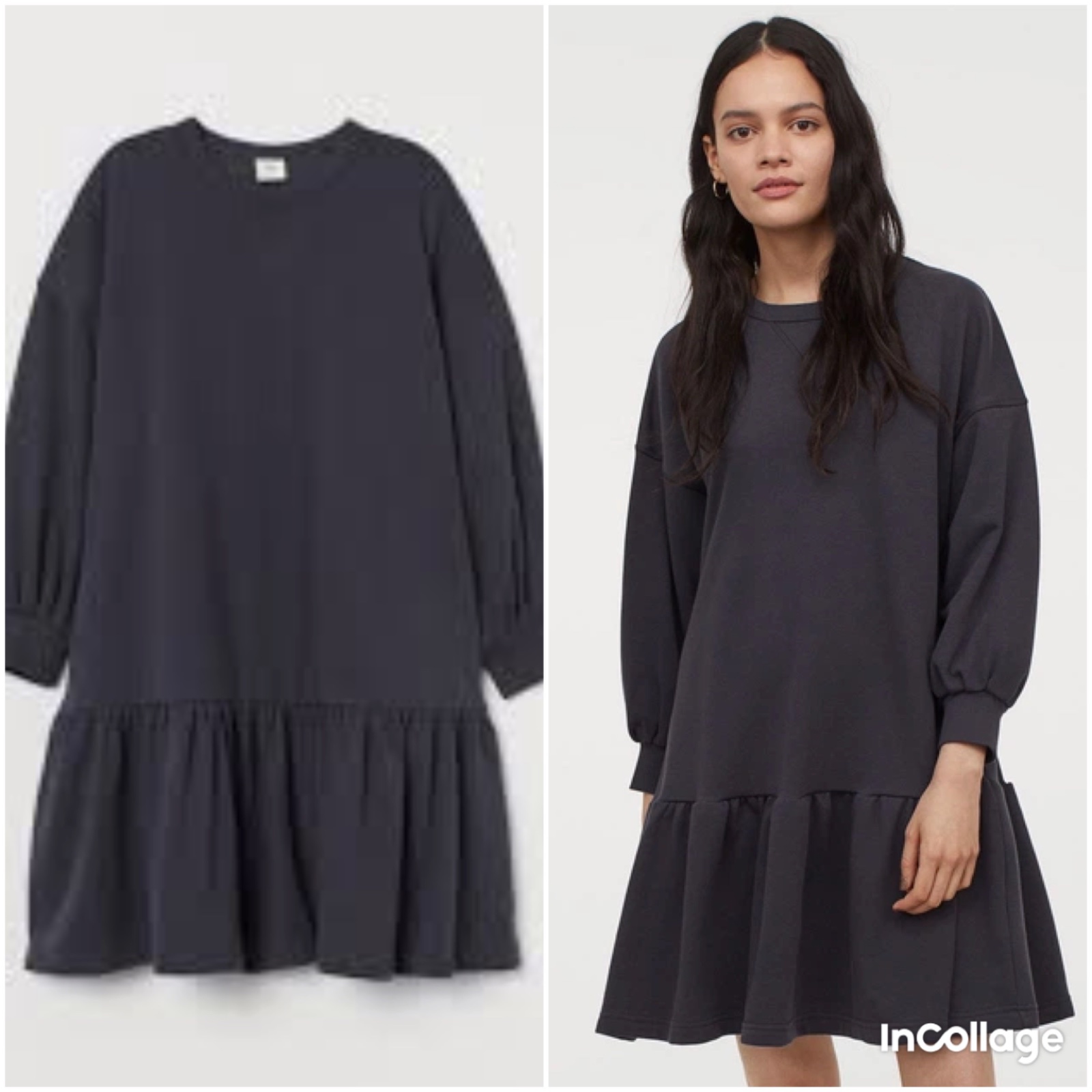Robe H&M grise 