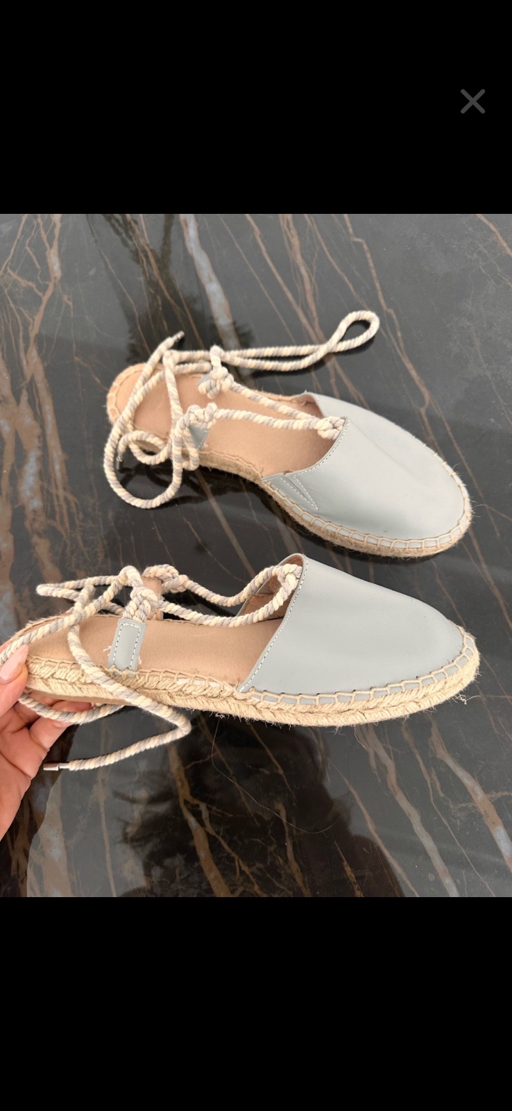 Des espadrilles ZIGN en cuir veritable 