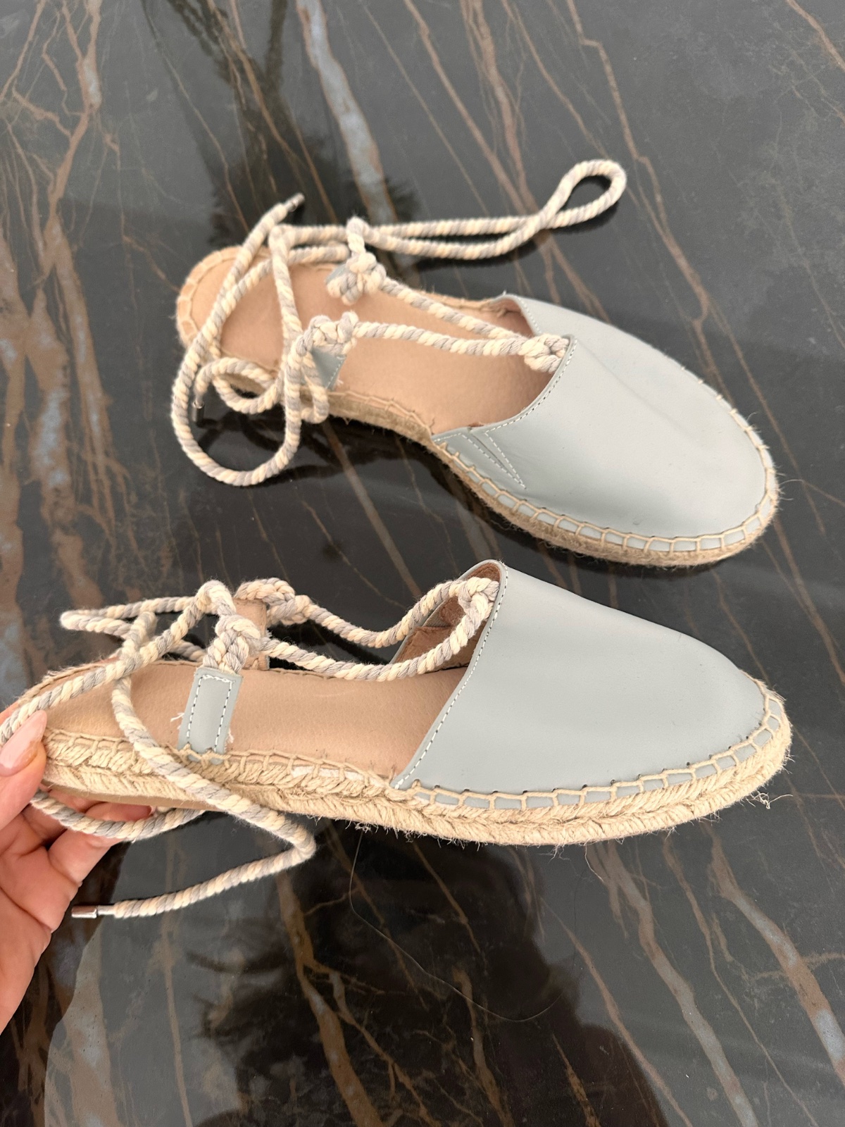 Des espadrilles  ZIGN en cuir veritable !!