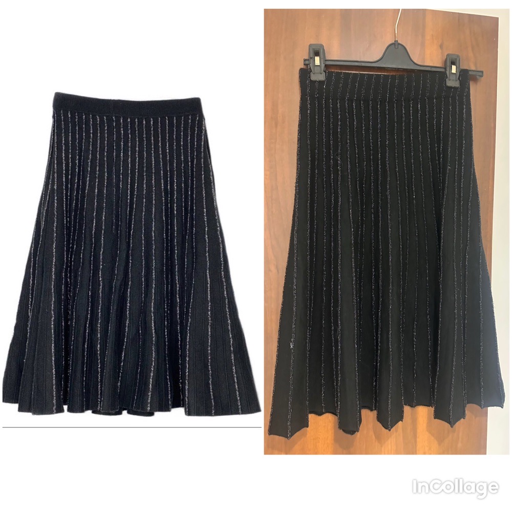 Jupe midi plissée