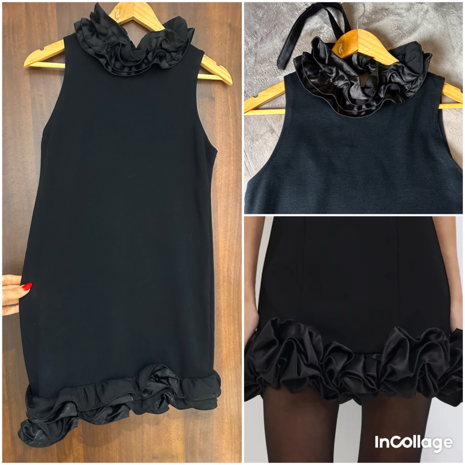 Black mini dress 