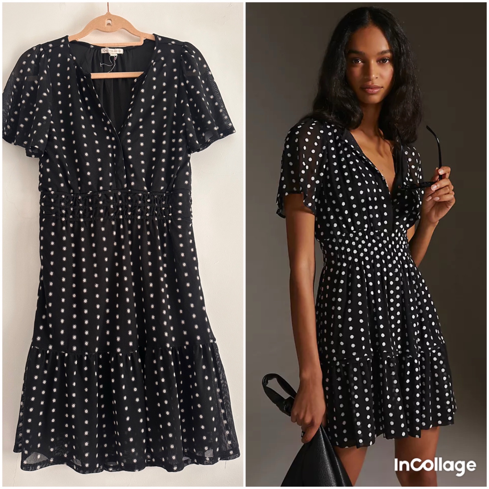 Mini dress a petit pois