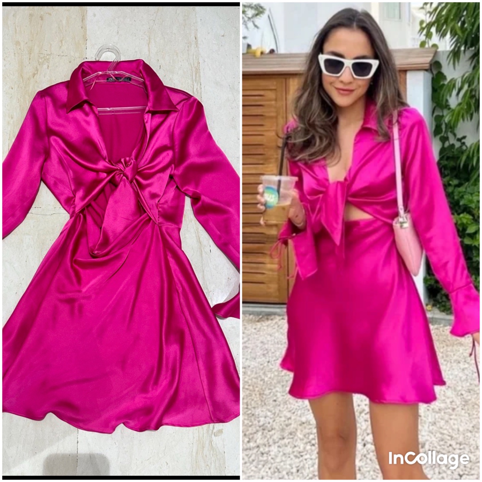 Magnifique robe ZARA En satin 