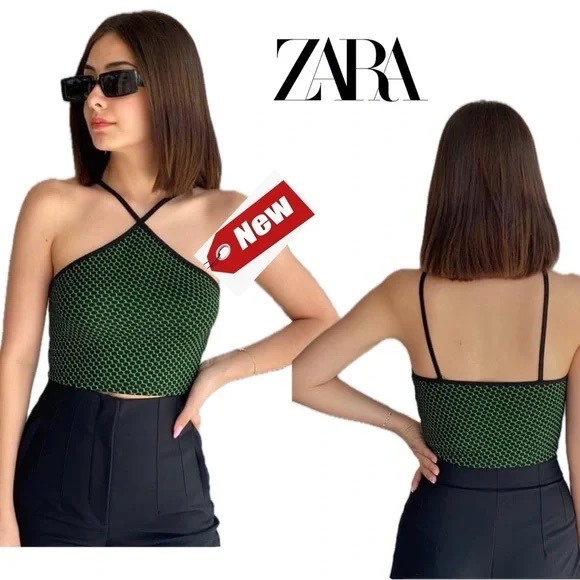 zara crop top 