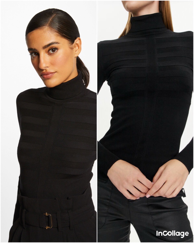 Pull basique col montant morgan 