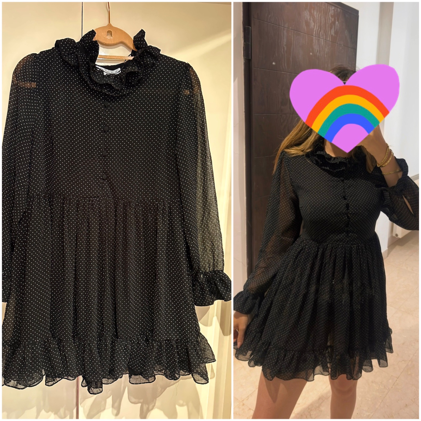 Petite robe a pois ZARA!!