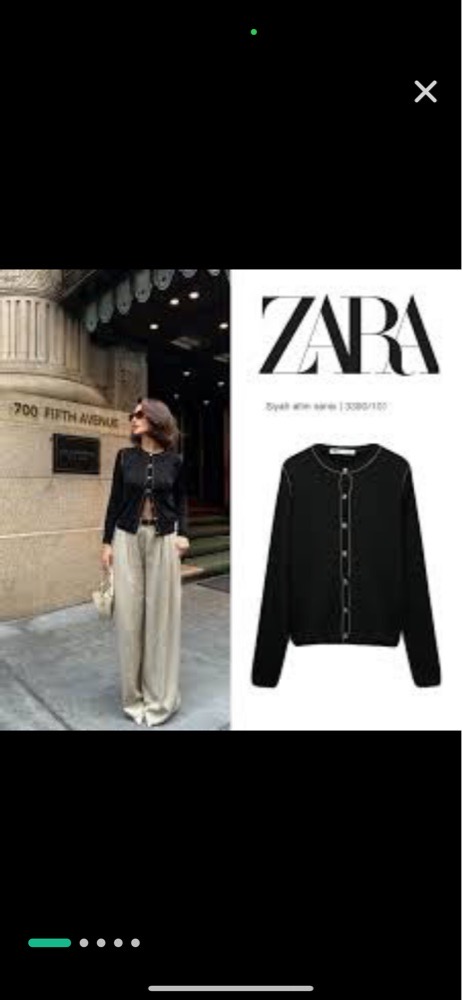 Cardigan zara 