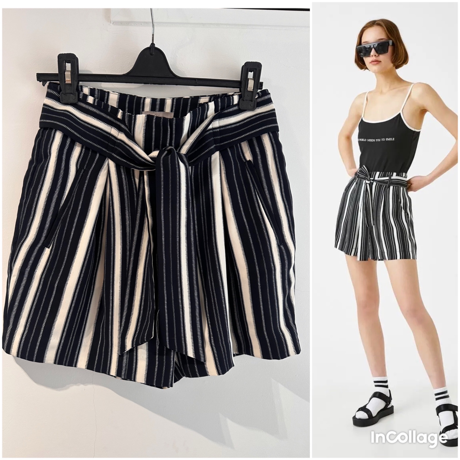 Short H&M taille haute 
