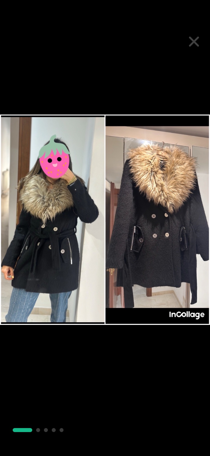 Manteau avec fourrure amovible !!