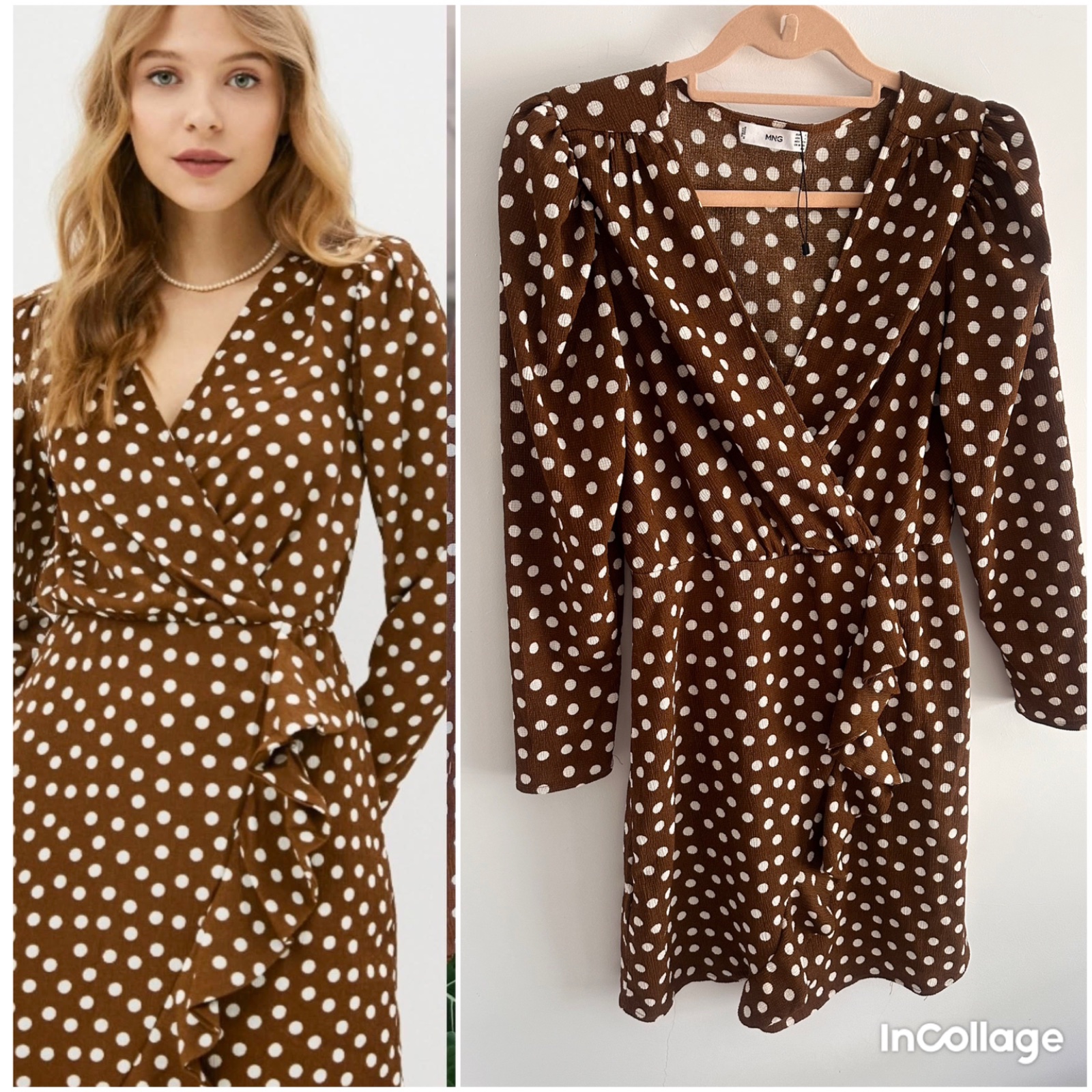 Petite robe MANGO marron !!