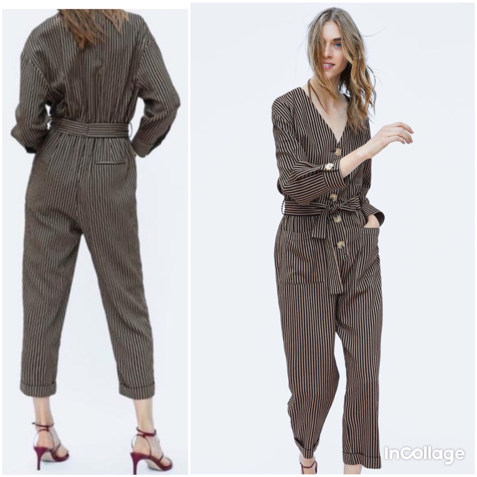 Combinaison Zara avec ceinture comme neuf!