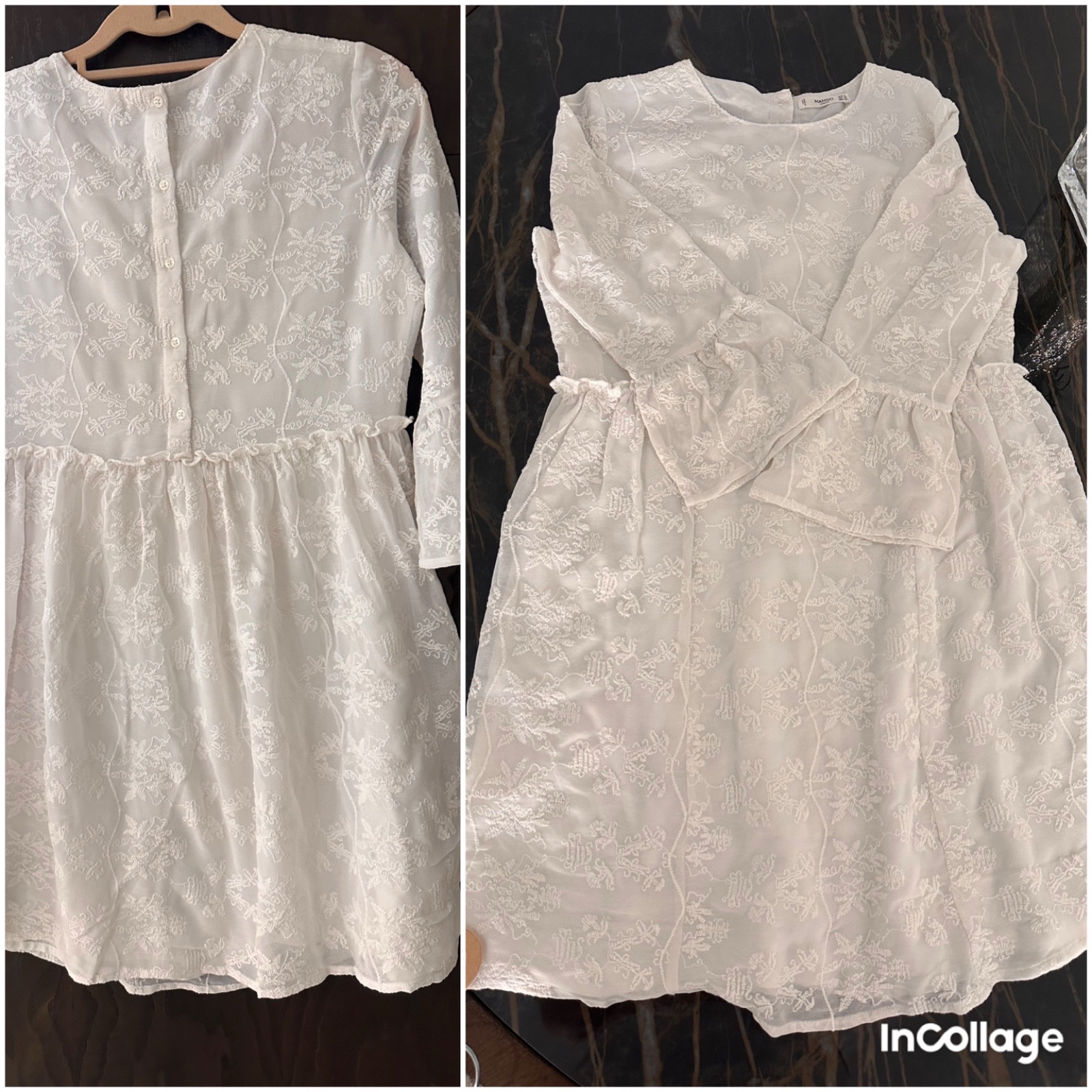 Petite robe blanche MANGO