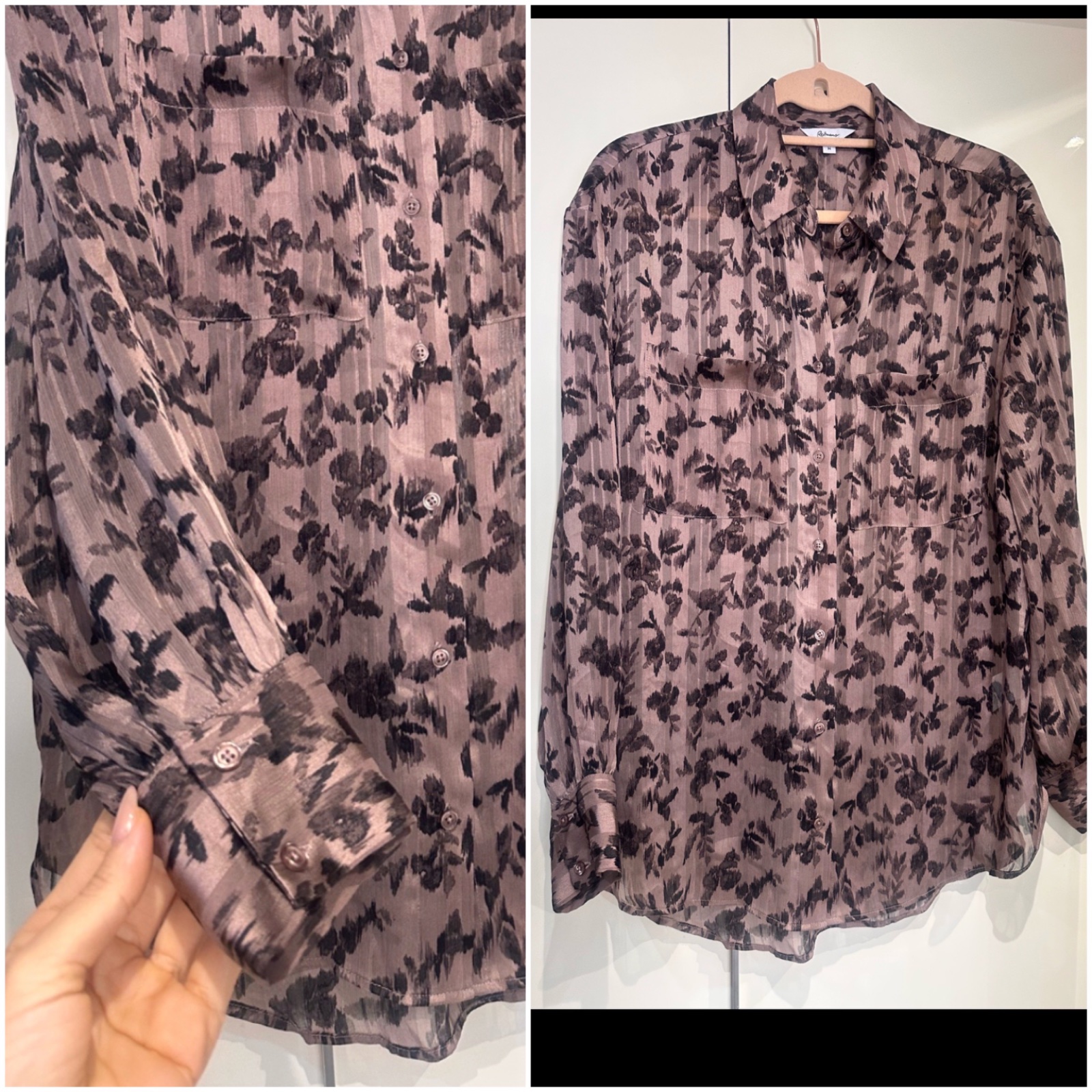 Magnifique chemise satinée 