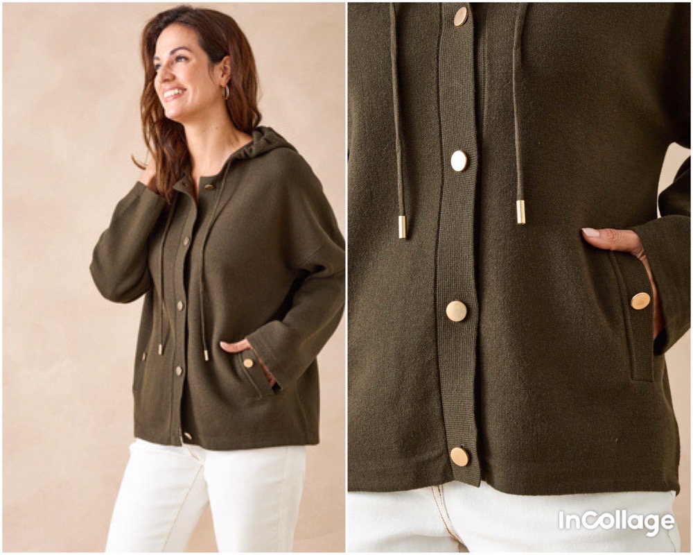 Cardigan vert olive neuf 
