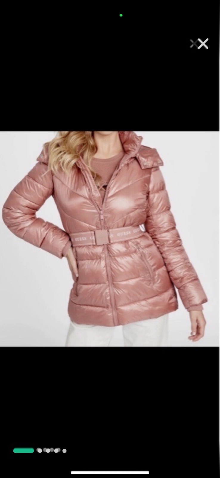 Doudoune Guess avec ceinture 