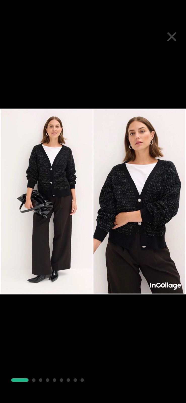 Cardigan a pailettes devoted 