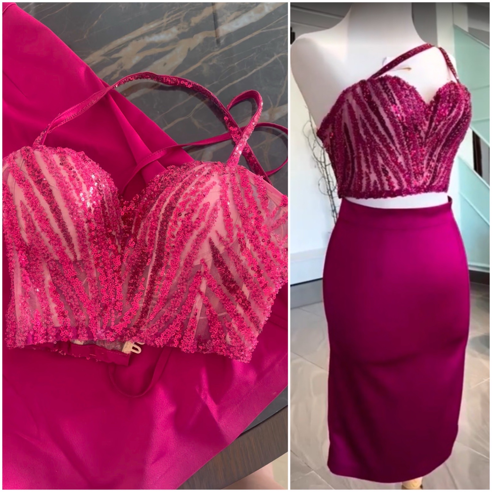 Ensemble maison iris haute couture 