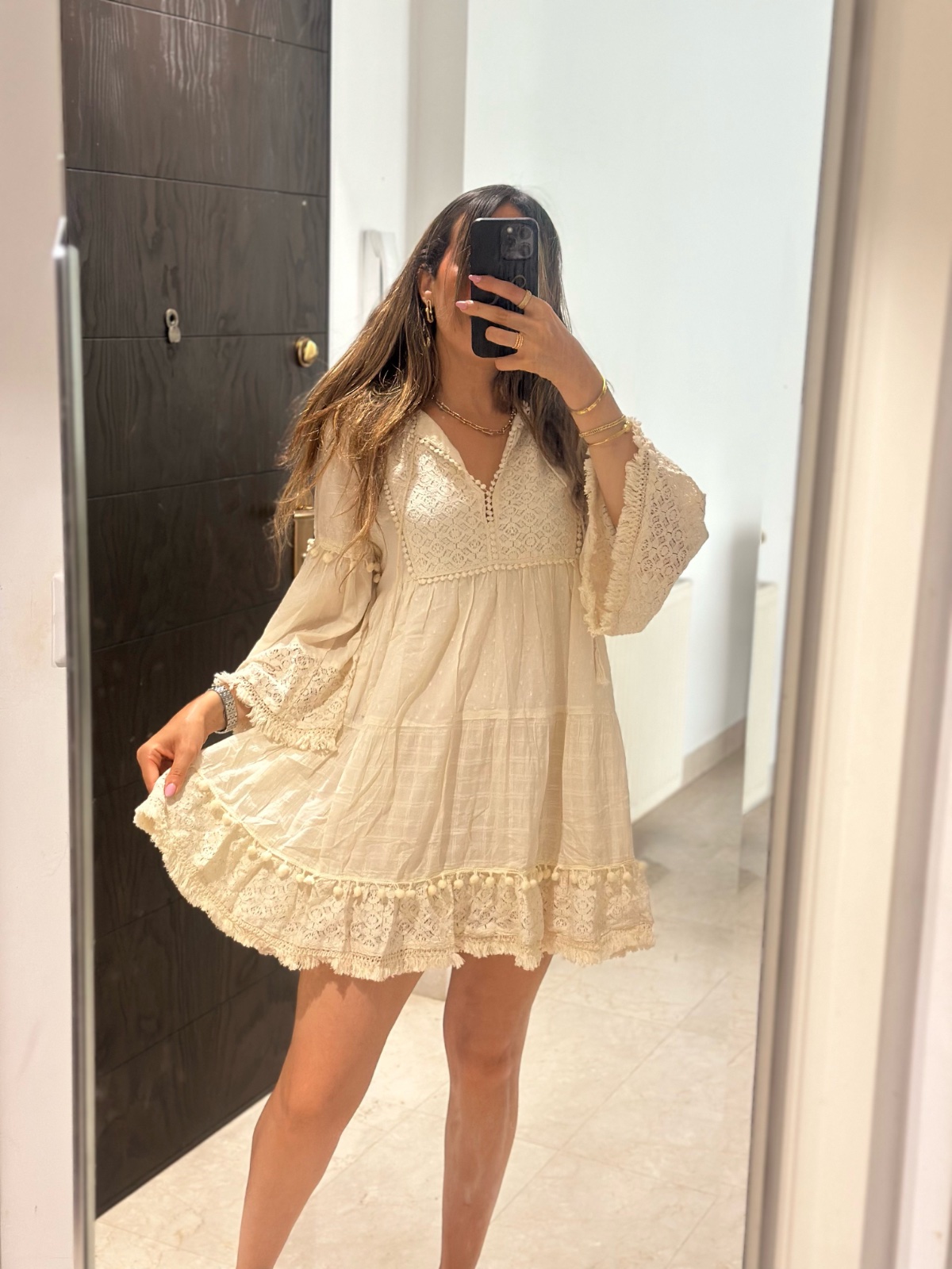 Magnifique robe boheme en cotton 