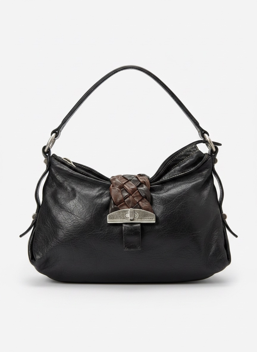 Sac vintage DISSONA tres tendance en cuir 