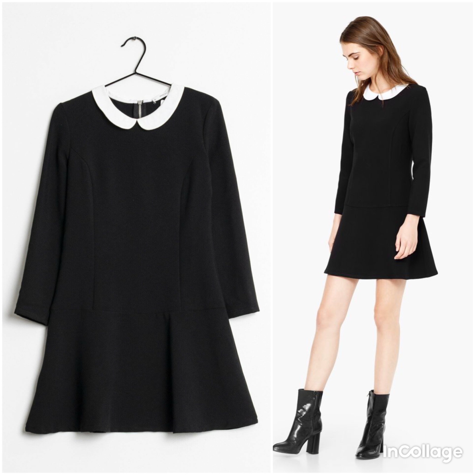 Petite robe Mango avec col claudine 