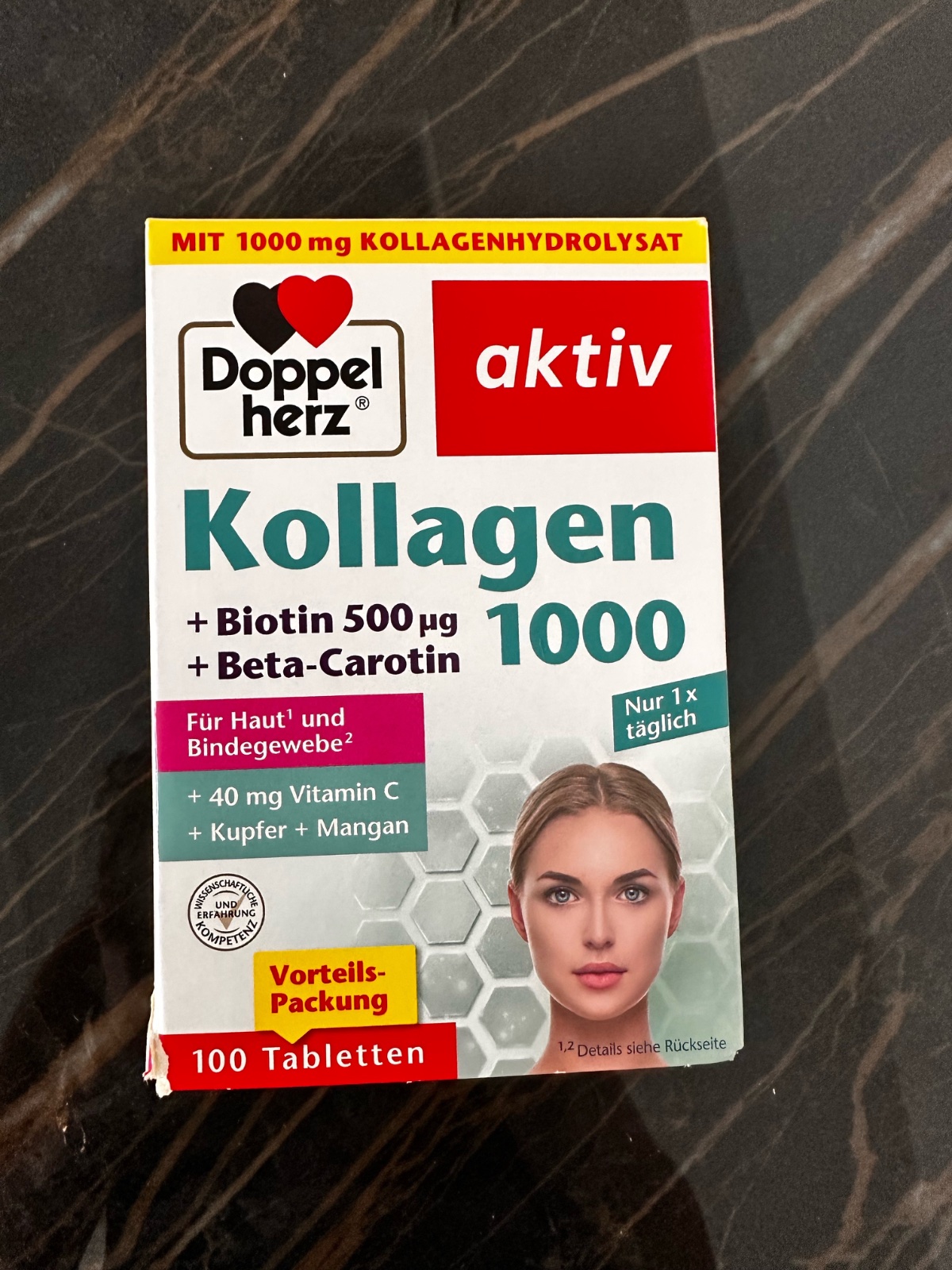 Cure de collagene + biotine Doppel herz Activ 
